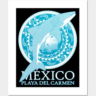 Whale Shark Playa del Carmen Mexico Posters and Art